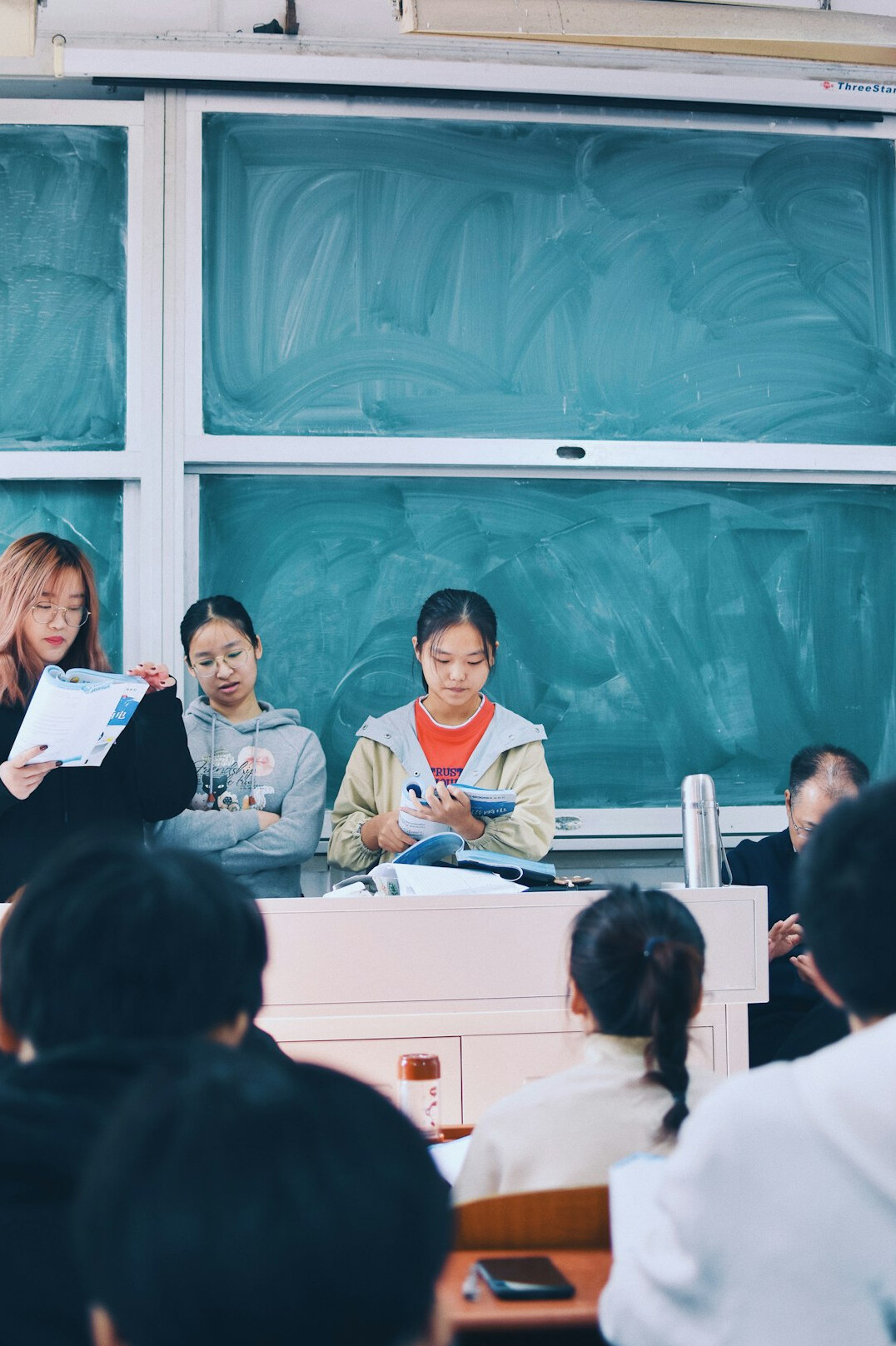 adult learners in classroom