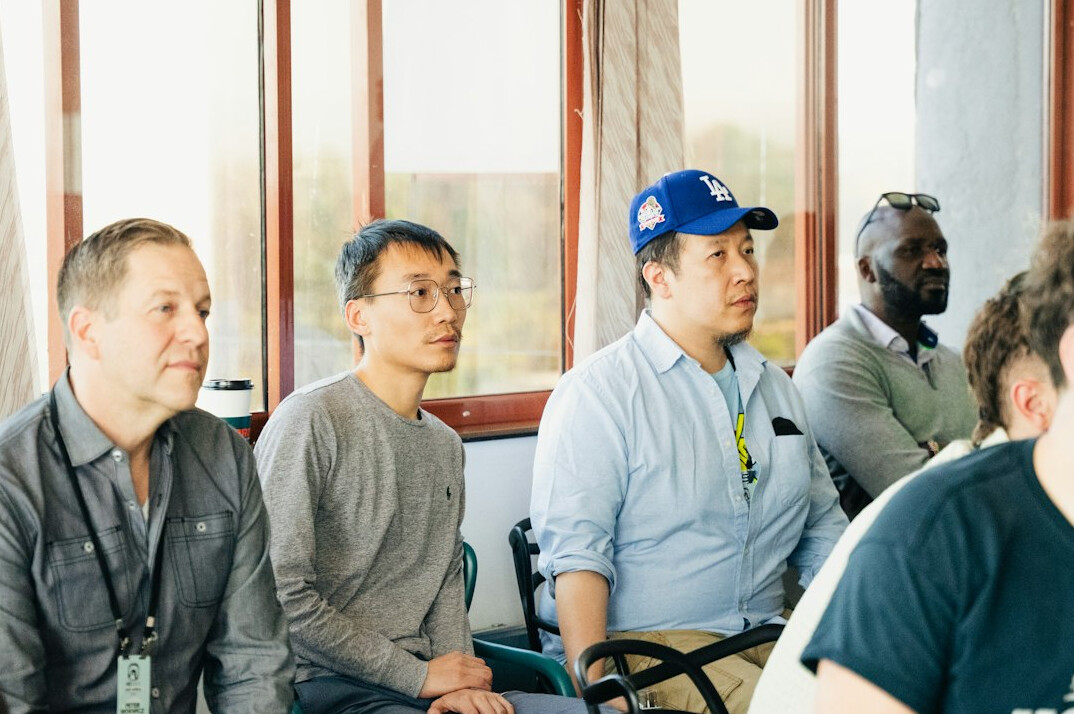diverse group in professional training