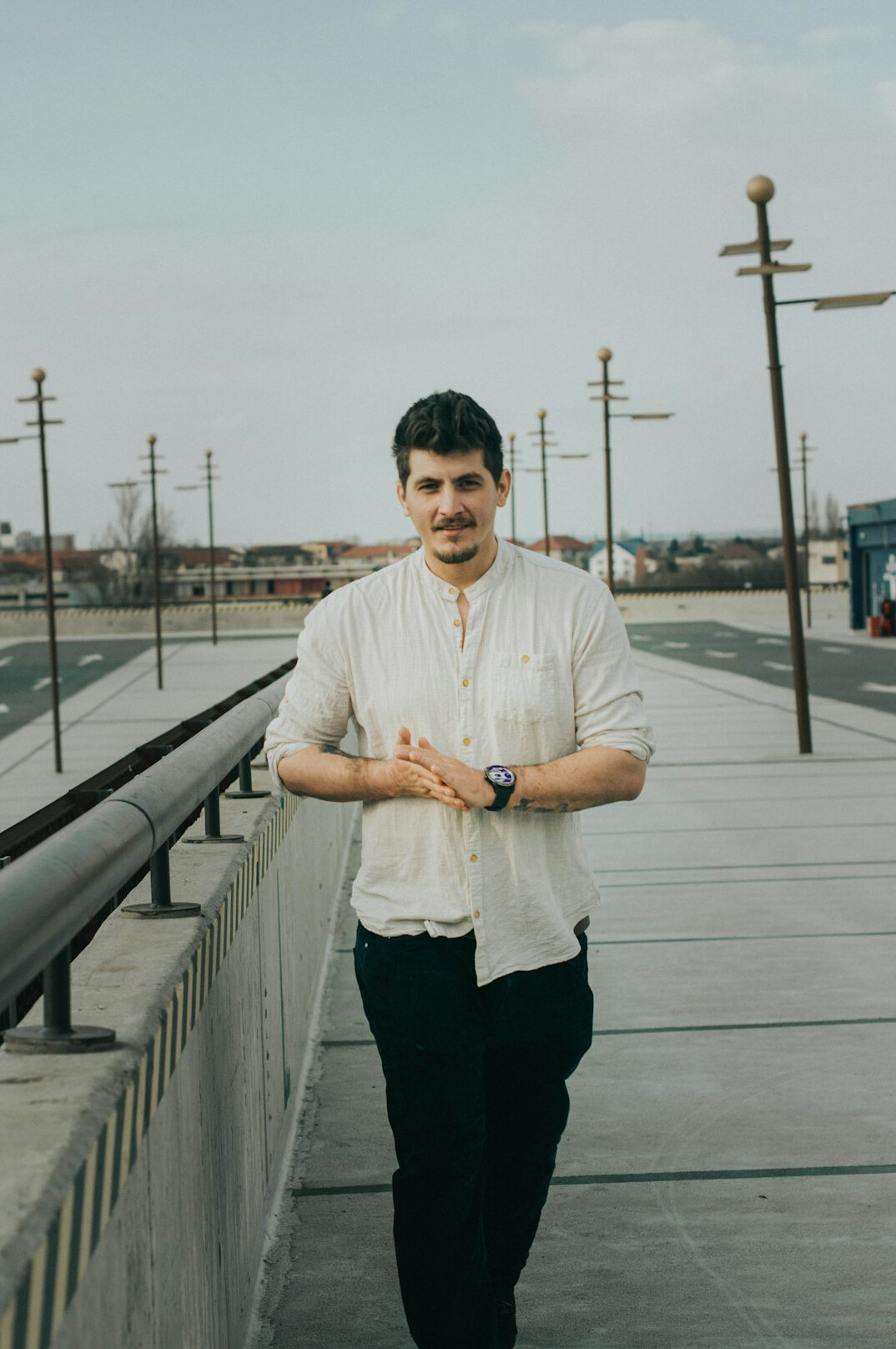 Portrait of a smiling man in a business casual shirt