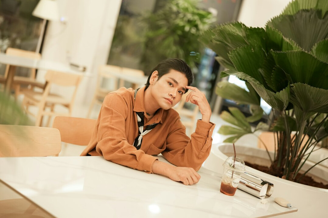 person relaxing after work